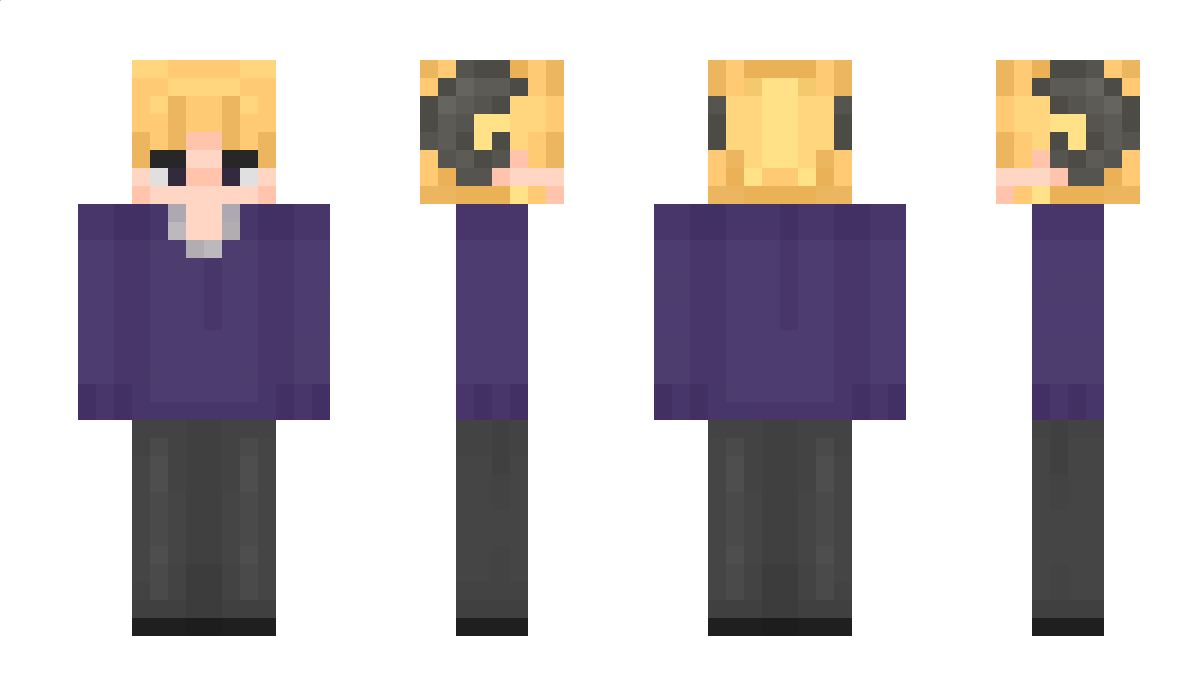 PurplNBlak Minecraft Skin