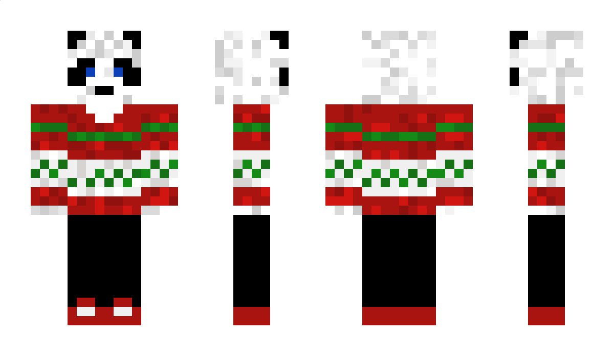 ChristmasPanda Minecraft Skin