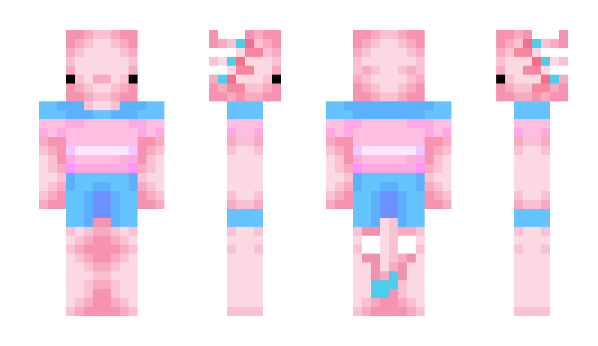 AllyTheAxolotl Minecraft Skin