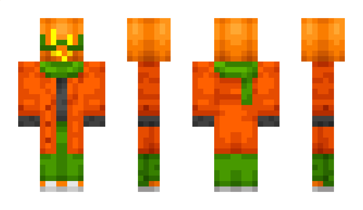 PumpkinVolt Minecraft Skin