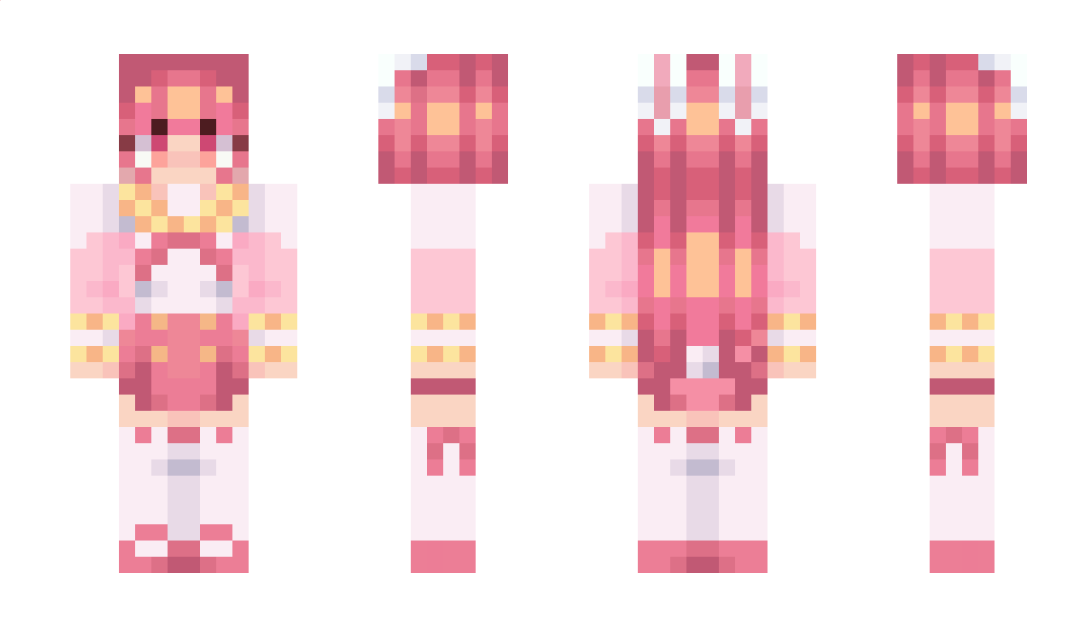 MikuPinku Minecraft Skin