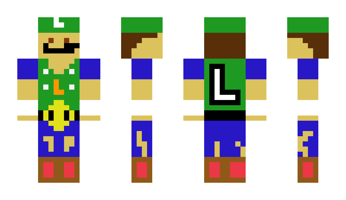 LuigiBros378 Minecraft Skin