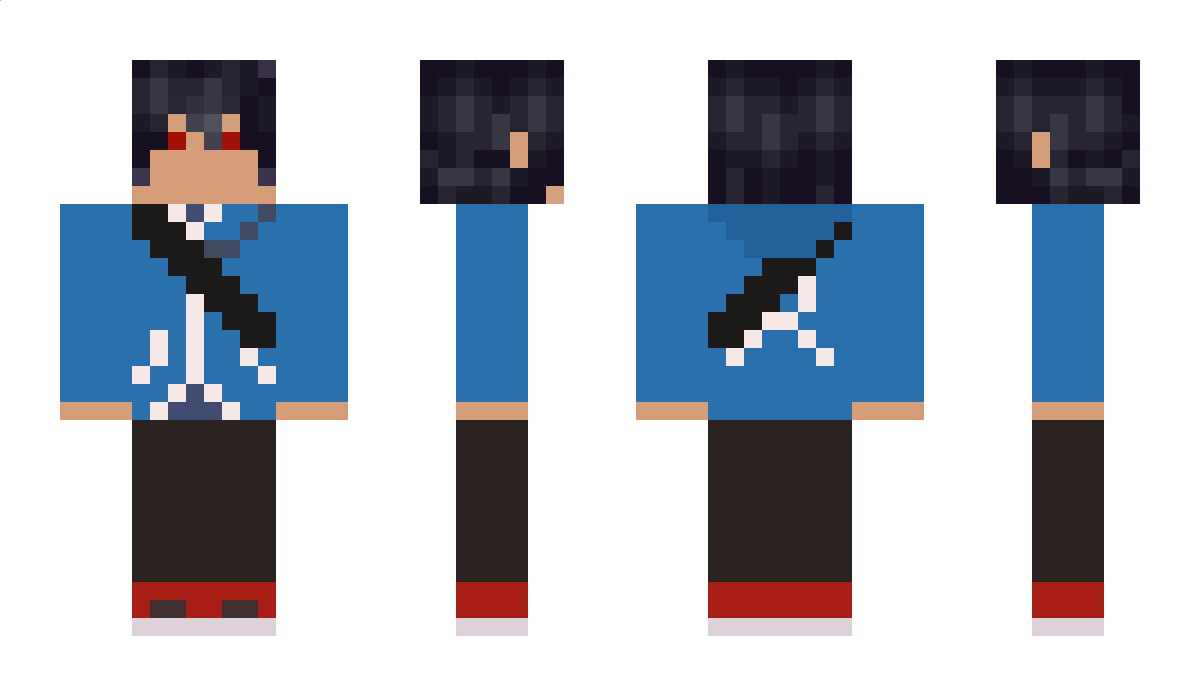 SoratoBlue Minecraft Skin