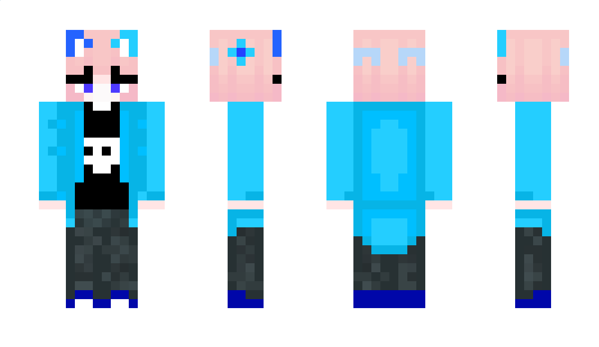 _blueskull Minecraft Skin