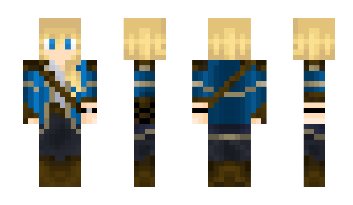 CrazyBluMoon Minecraft Skin