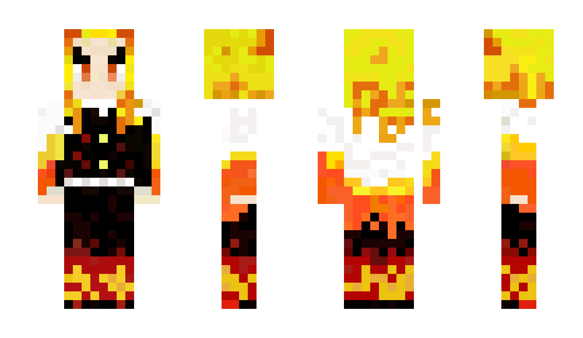 __Rengoku__ Minecraft Skin