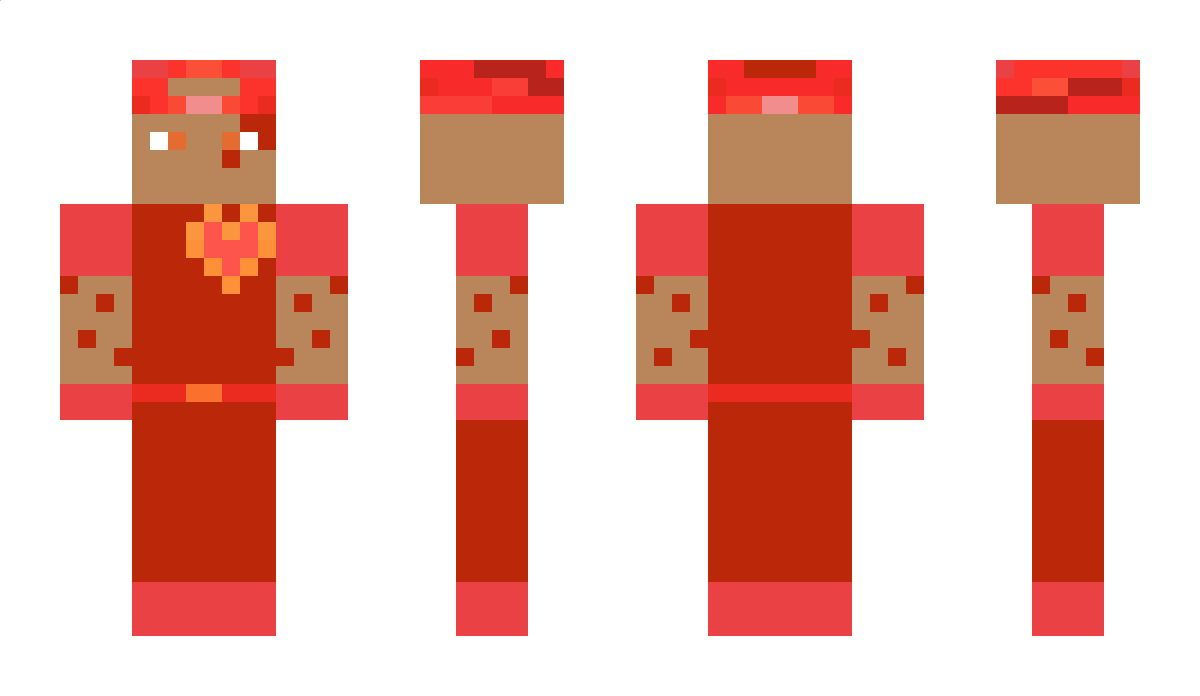 Blazehearted Minecraft Skin