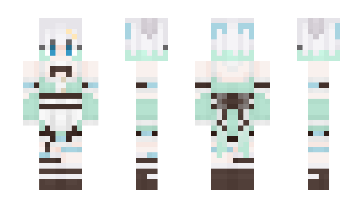 maidmintfantome Minecraft Skin