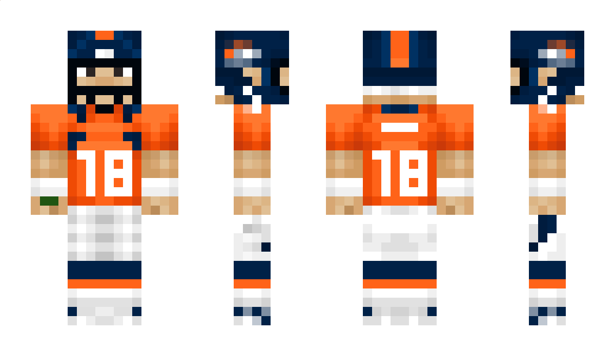 DenverBroncos Minecraft Skin