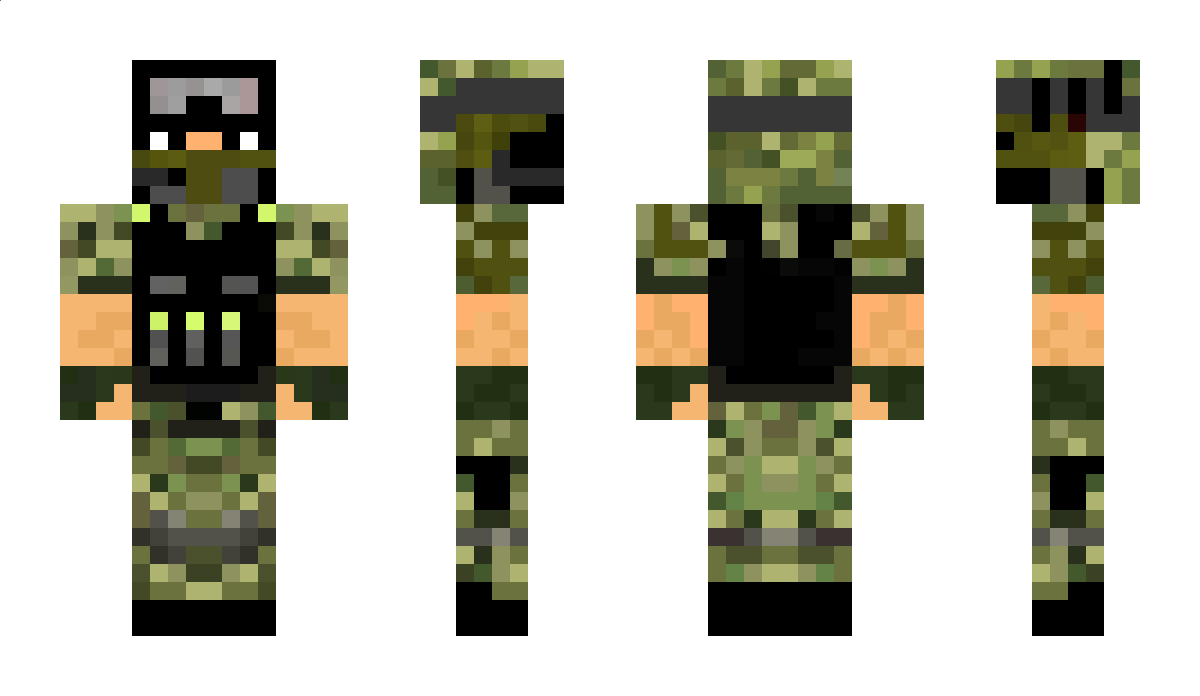 SoldierSteve Minecraft Skin