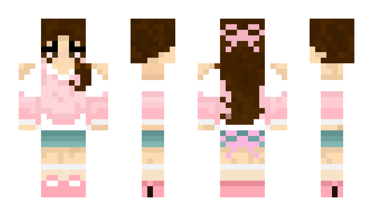 Pinkinhumanform Minecraft Skin