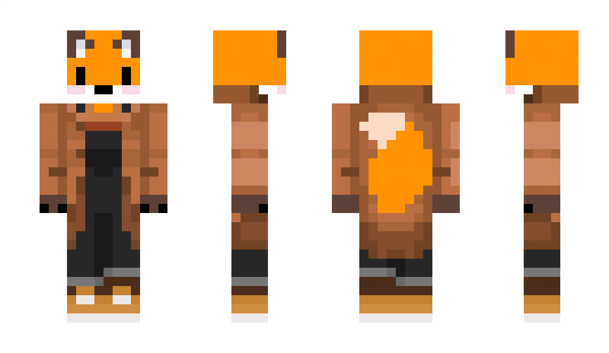 CarrotTheFox Minecraft Skin