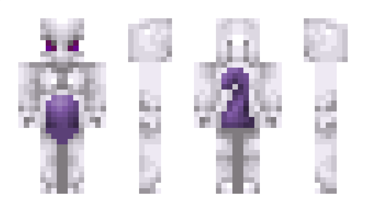 Mewtwo Minecraft Skin