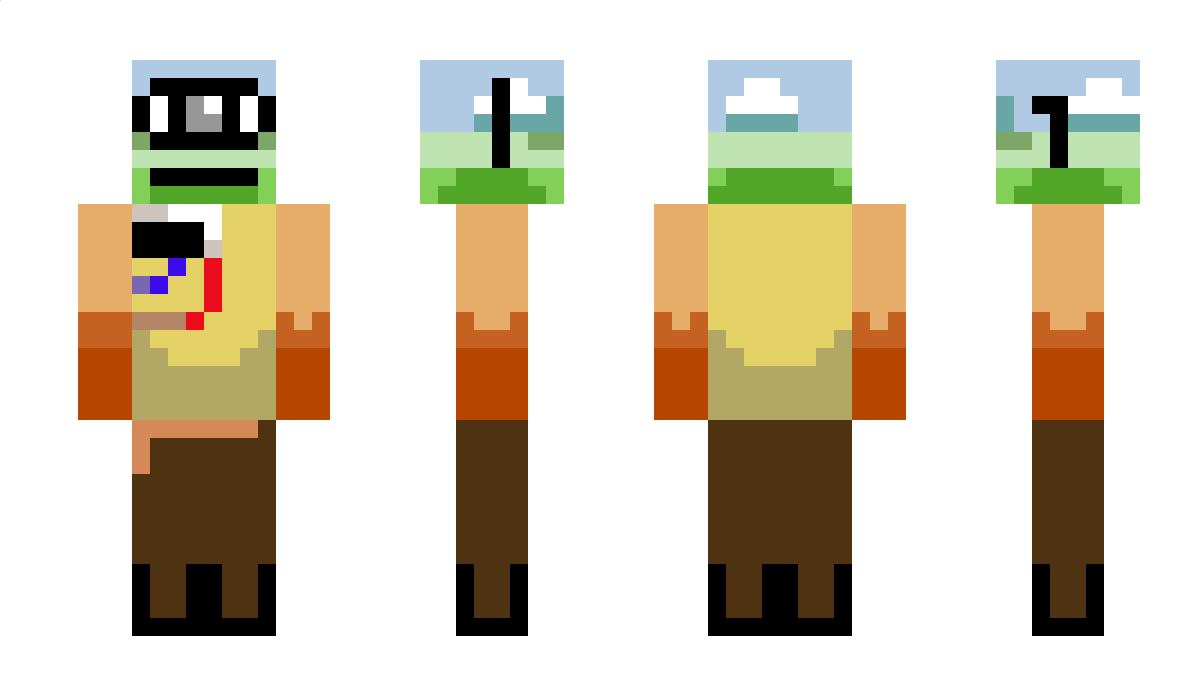 backroomish Minecraft Skin