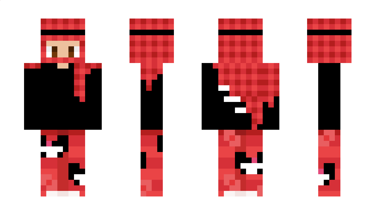 PrimaryRed Minecraft Skin