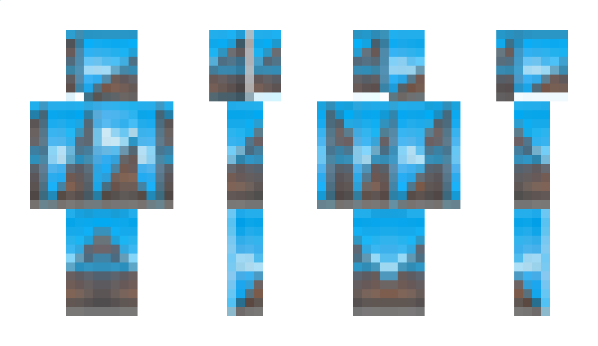 BlueTech Minecraft Skin