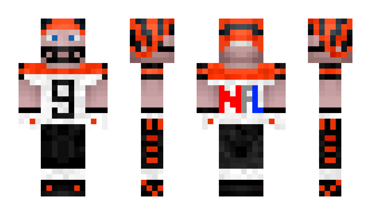 JoeBurrow Minecraft Skin