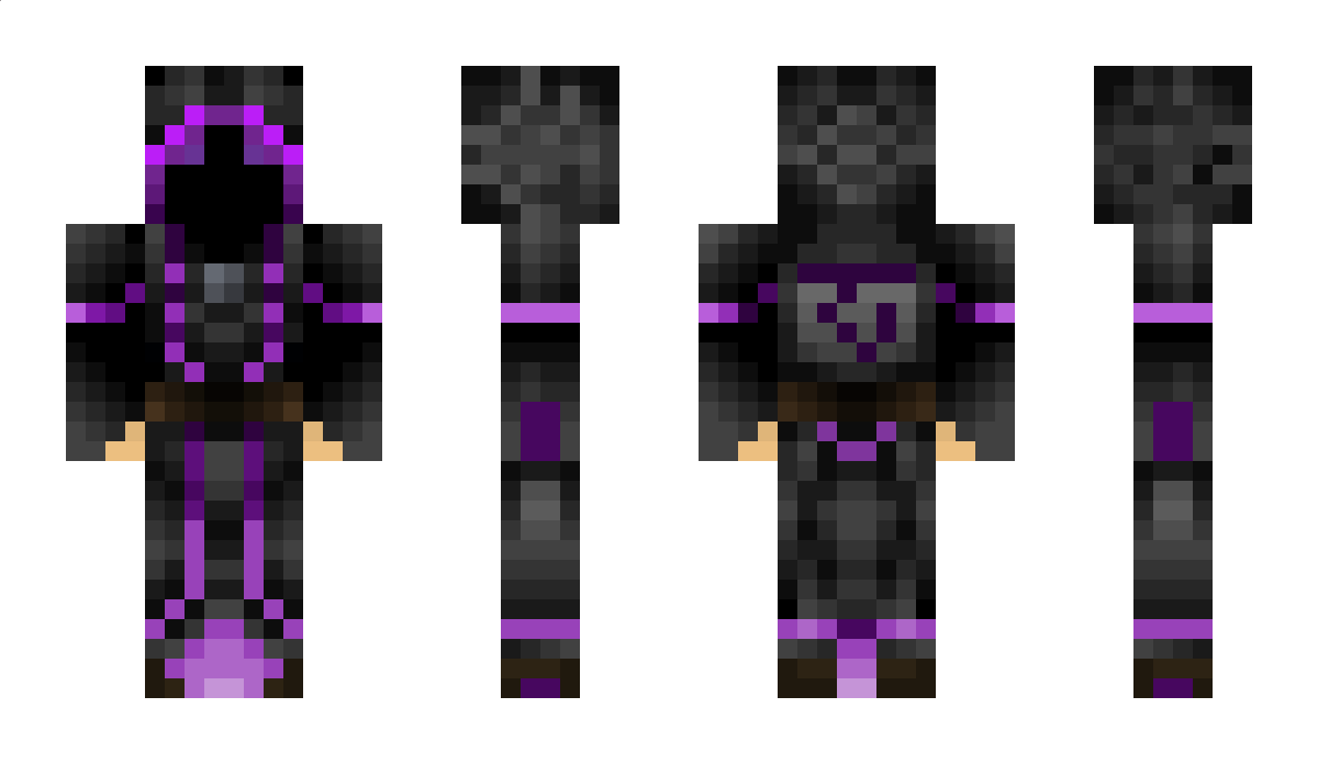 SynthWaved Minecraft Skin