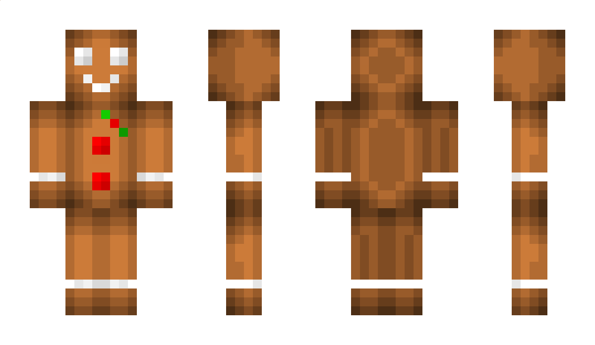 GingerbreadMan Minecraft Skin