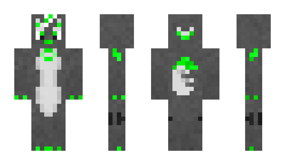 Battery_fox Minecraft Skin