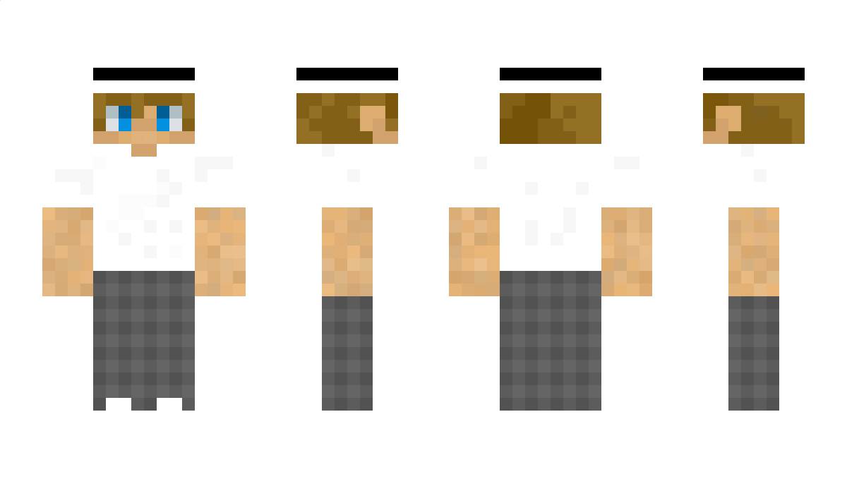 Valkohattu Minecraft Skin