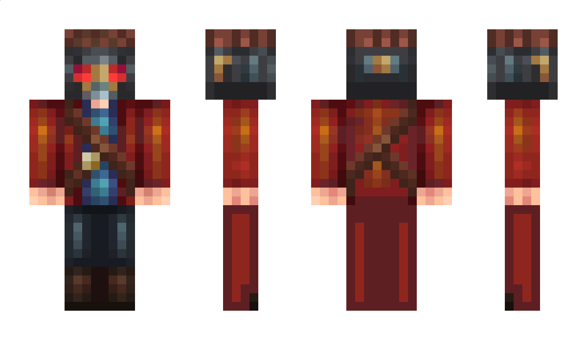 StarLord Minecraft Skin