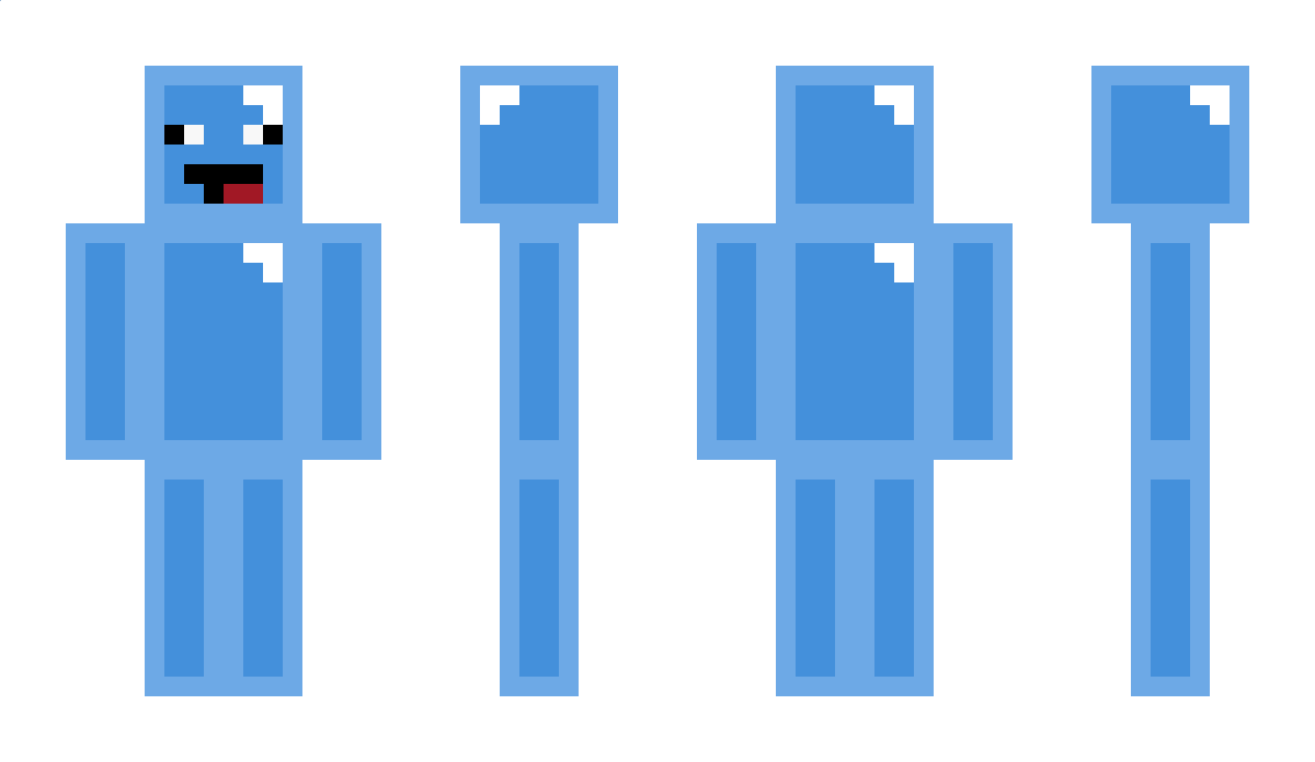 Luckyblockman345 Minecraft Skin