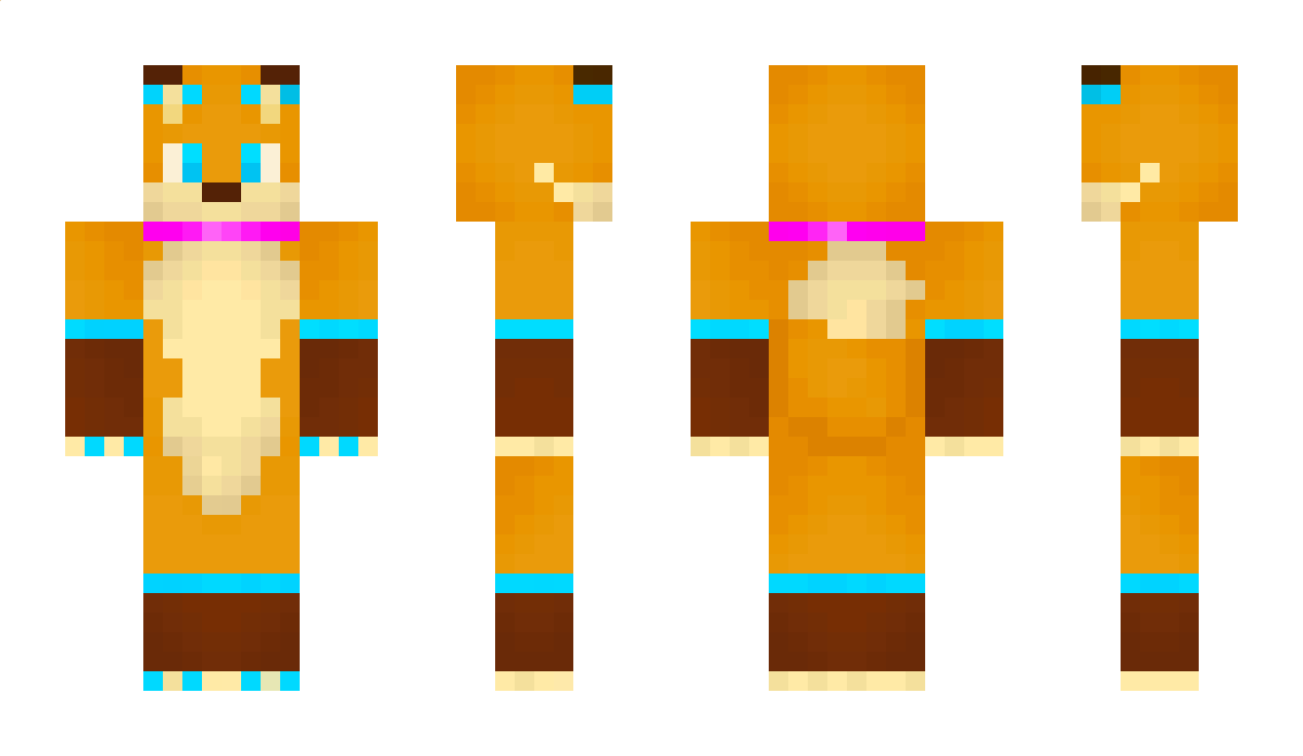 SprintFox Minecraft Skin