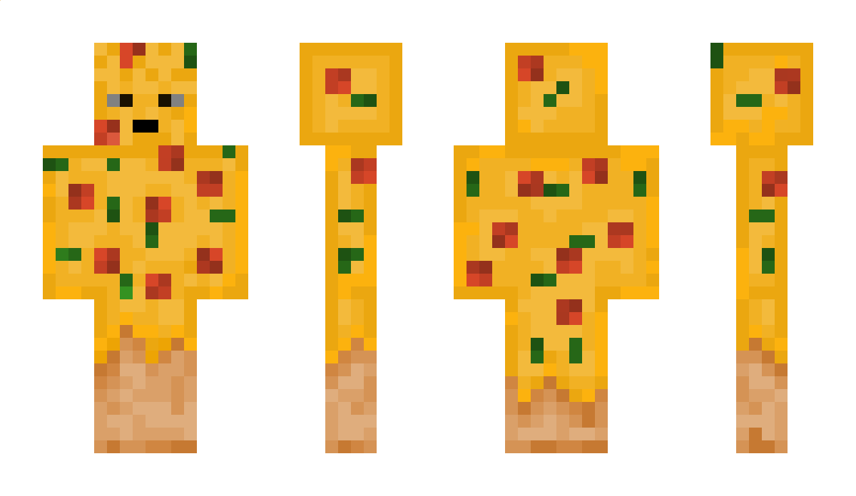 Pizzafood Minecraft Skin