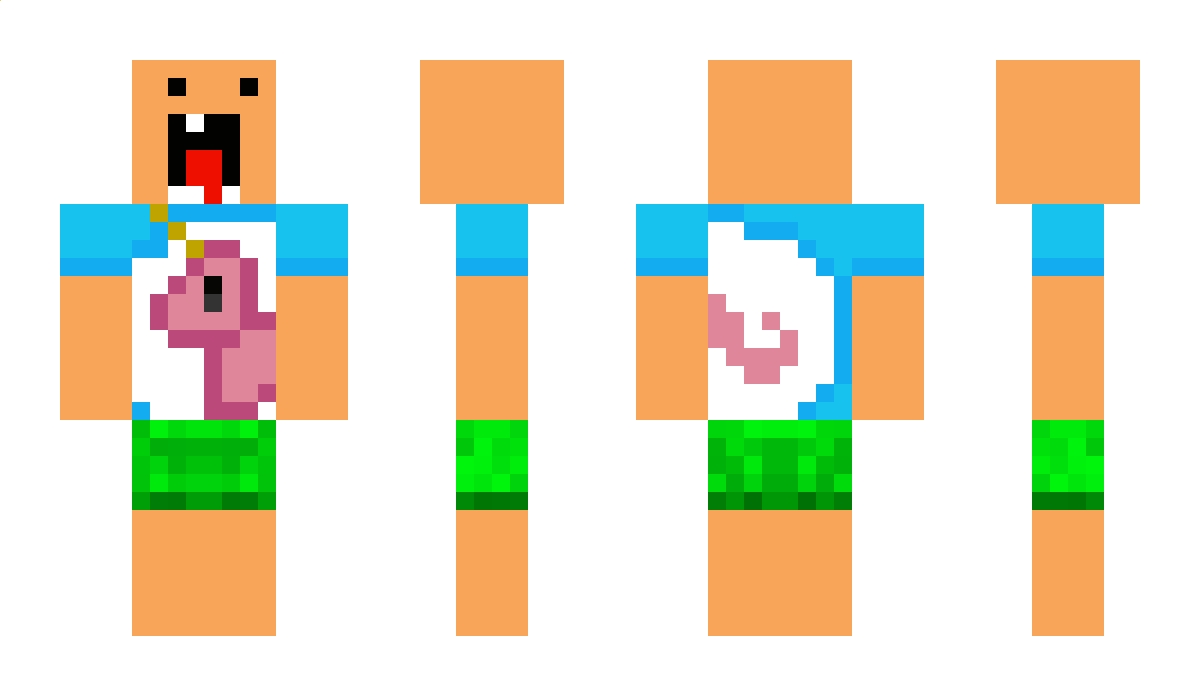 SkittlePWN Minecraft Skin