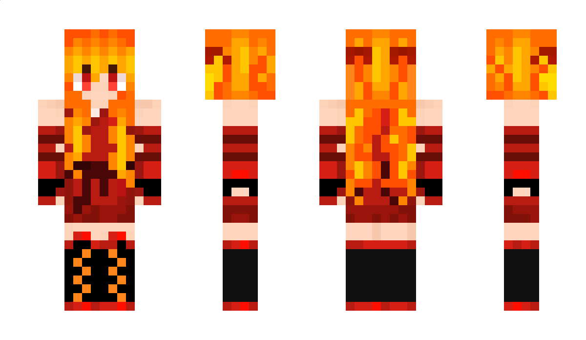 GlitchingFlame Minecraft Skin