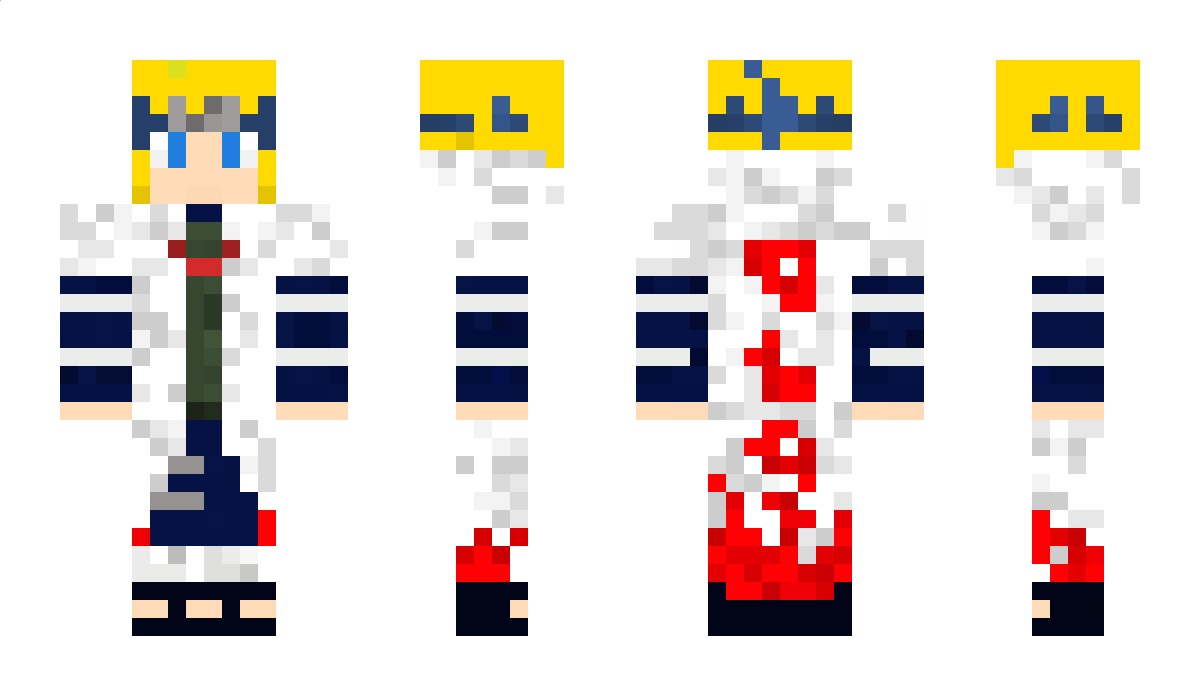 BlueHokage Minecraft Skin