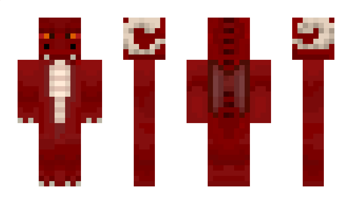 Feuergolem Minecraft Skin