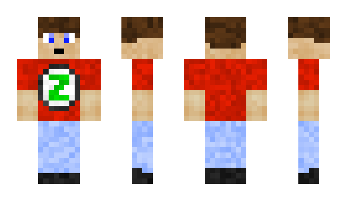 ZakkaryTheGamer Minecraft Skin