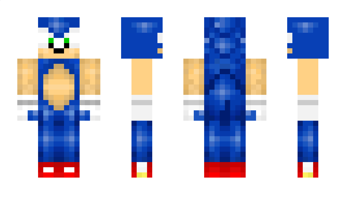 sonicman Minecraft Skin