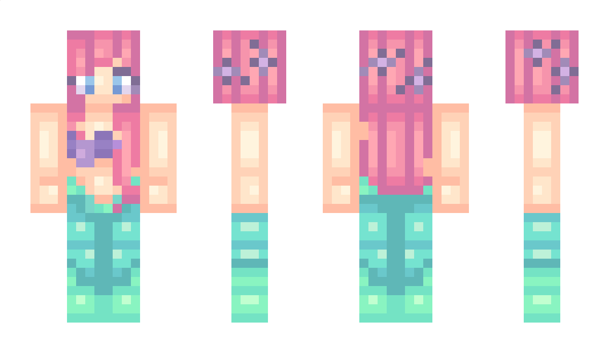 Mermaid Minecraft Skin