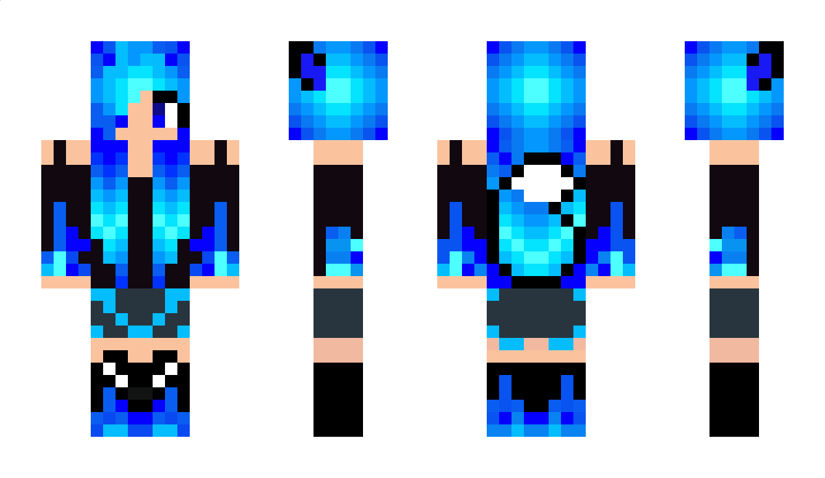 BlueeGirl Minecraft Skin