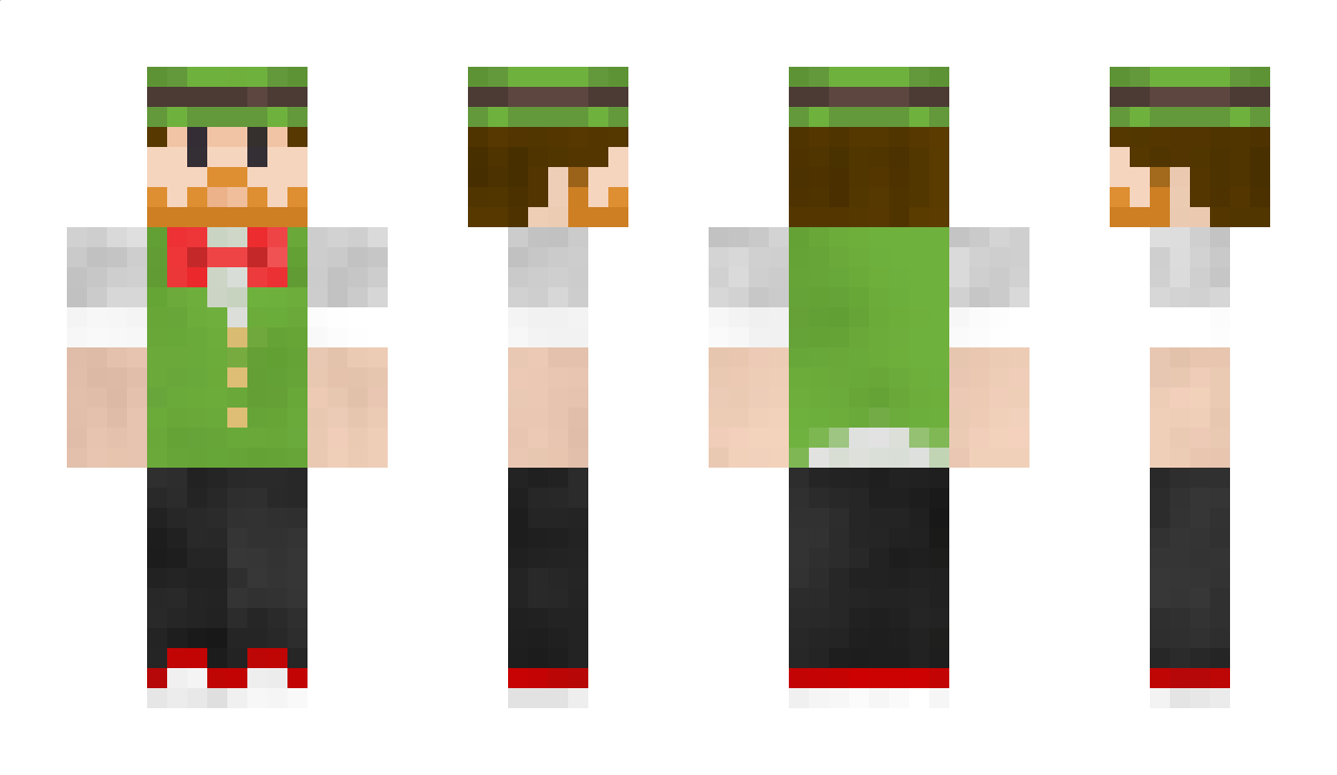 GreenHatJack_ Minecraft Skin