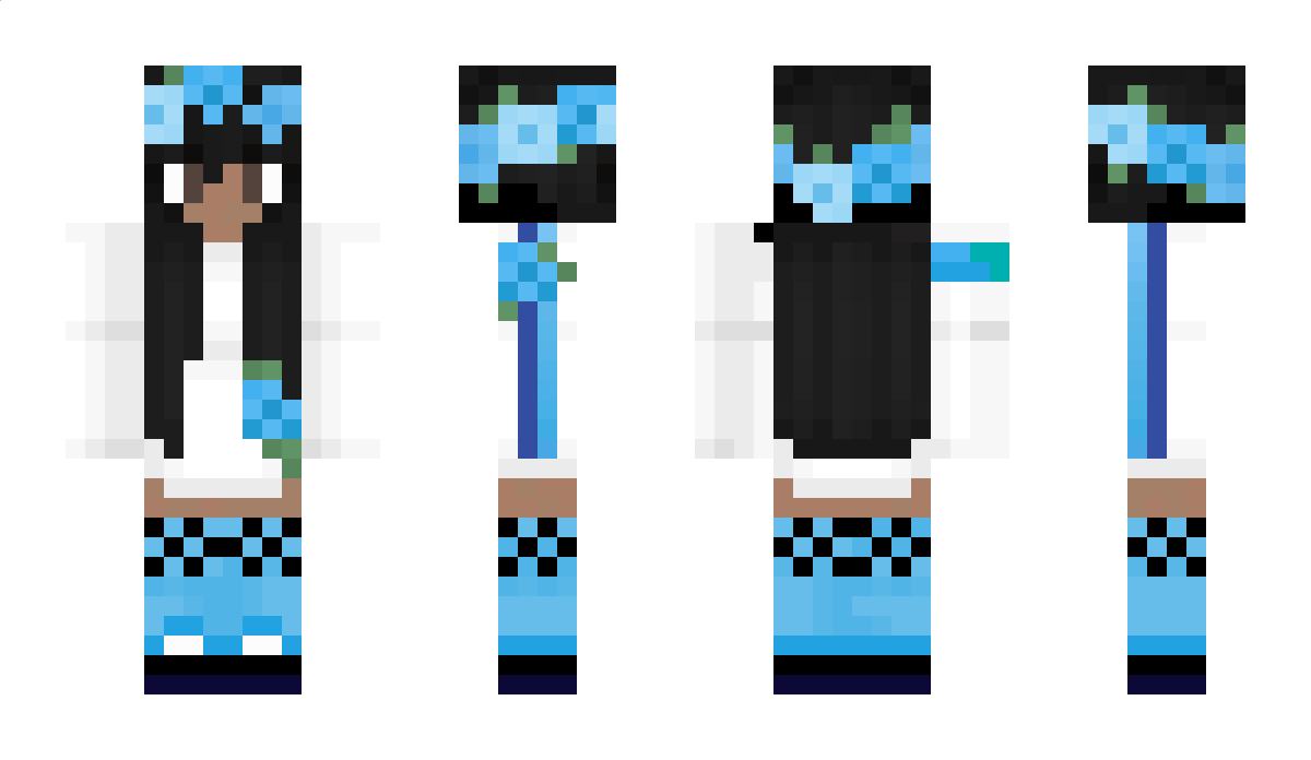 nuraygsblueK Minecraft Skin