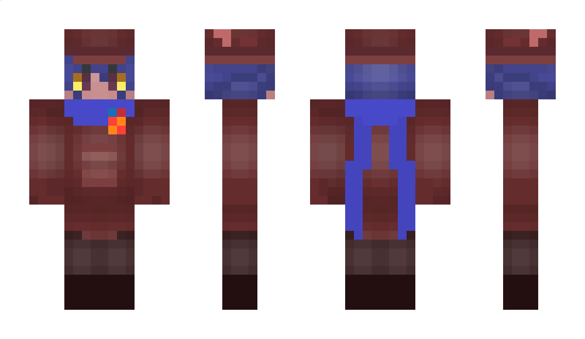 FoxClient Minecraft Skin