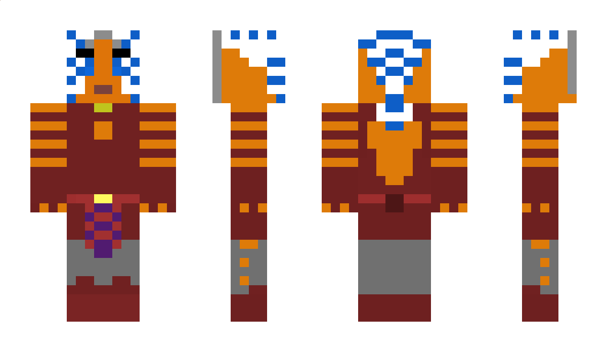 Ahsoka Minecraft Skin