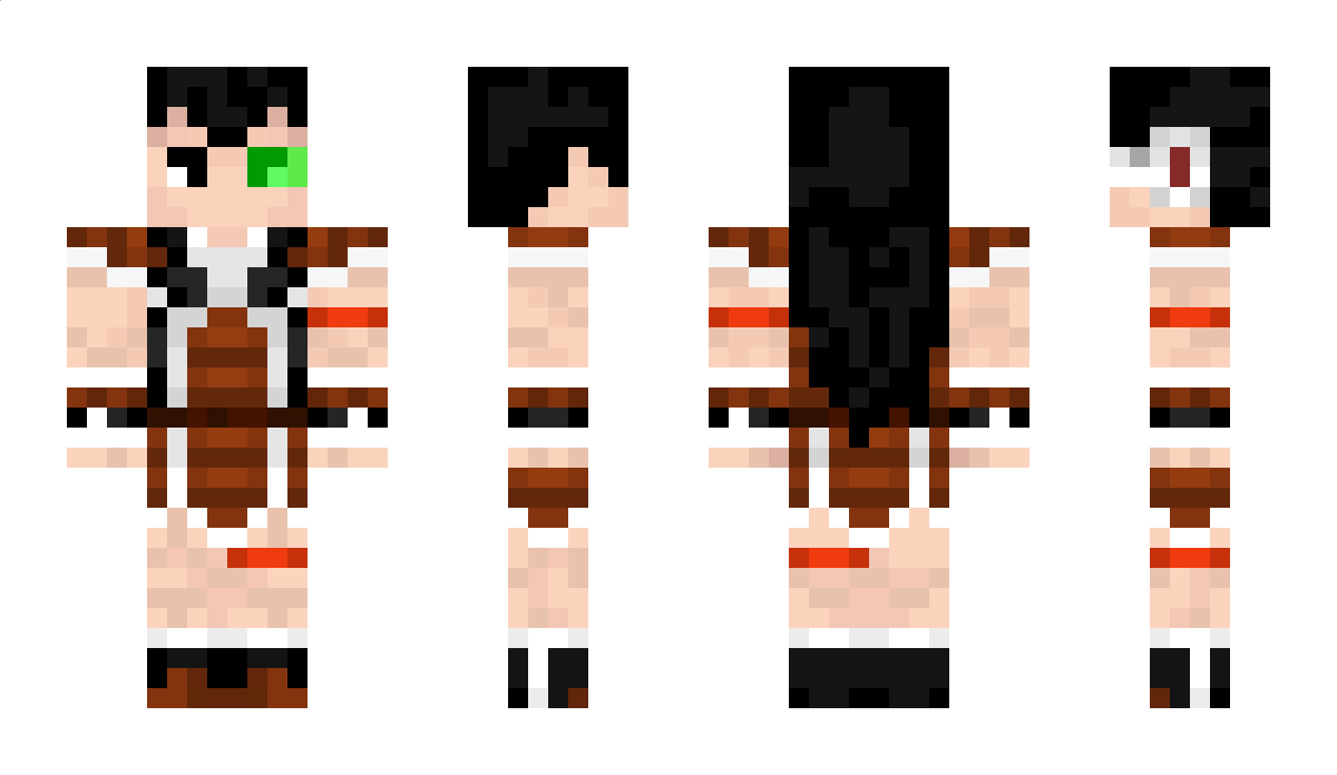 Raditz Minecraft Skin