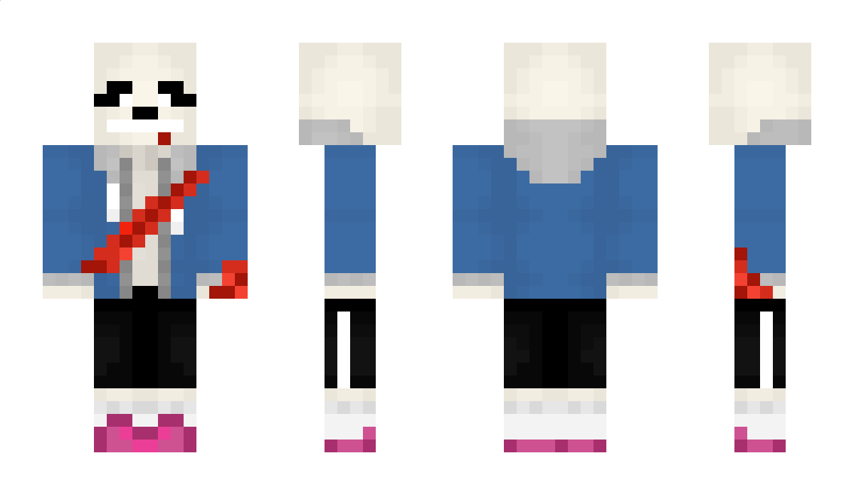 Glitchtale_Sans Minecraft Skin