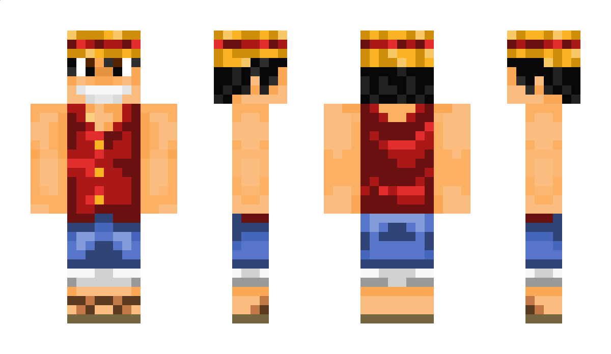 MonkeyDLuffey Minecraft Skin