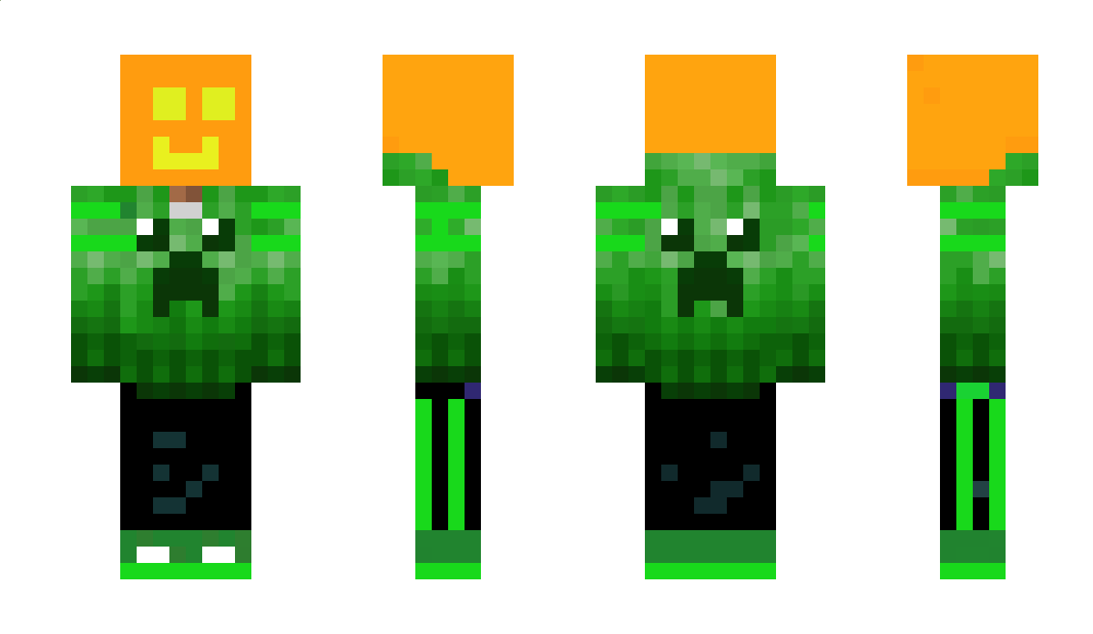 SSCreeperPumpkin Minecraft Skin