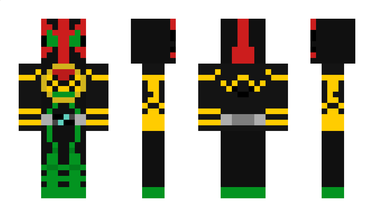 Kamen_Rider Minecraft Skin