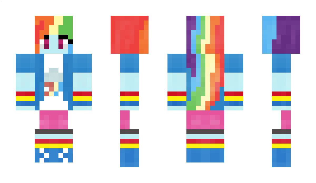 Rainbow_Dashie Minecraft Skin