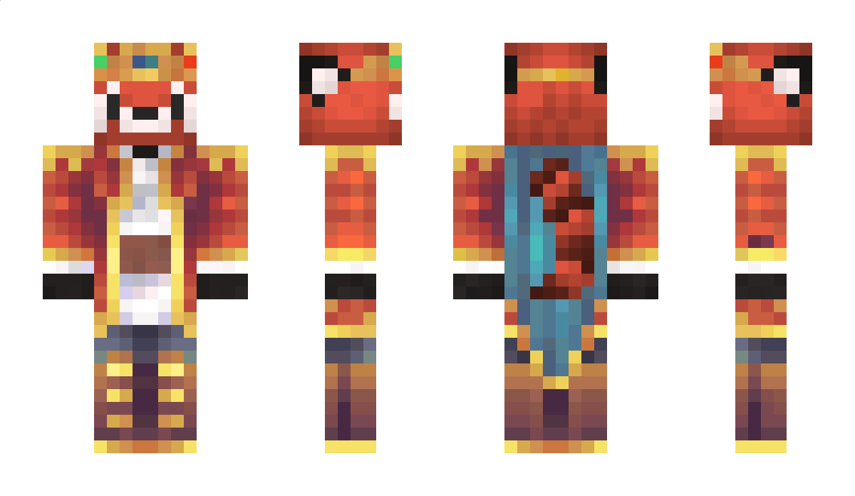 TeamRedPanda Minecraft Skin