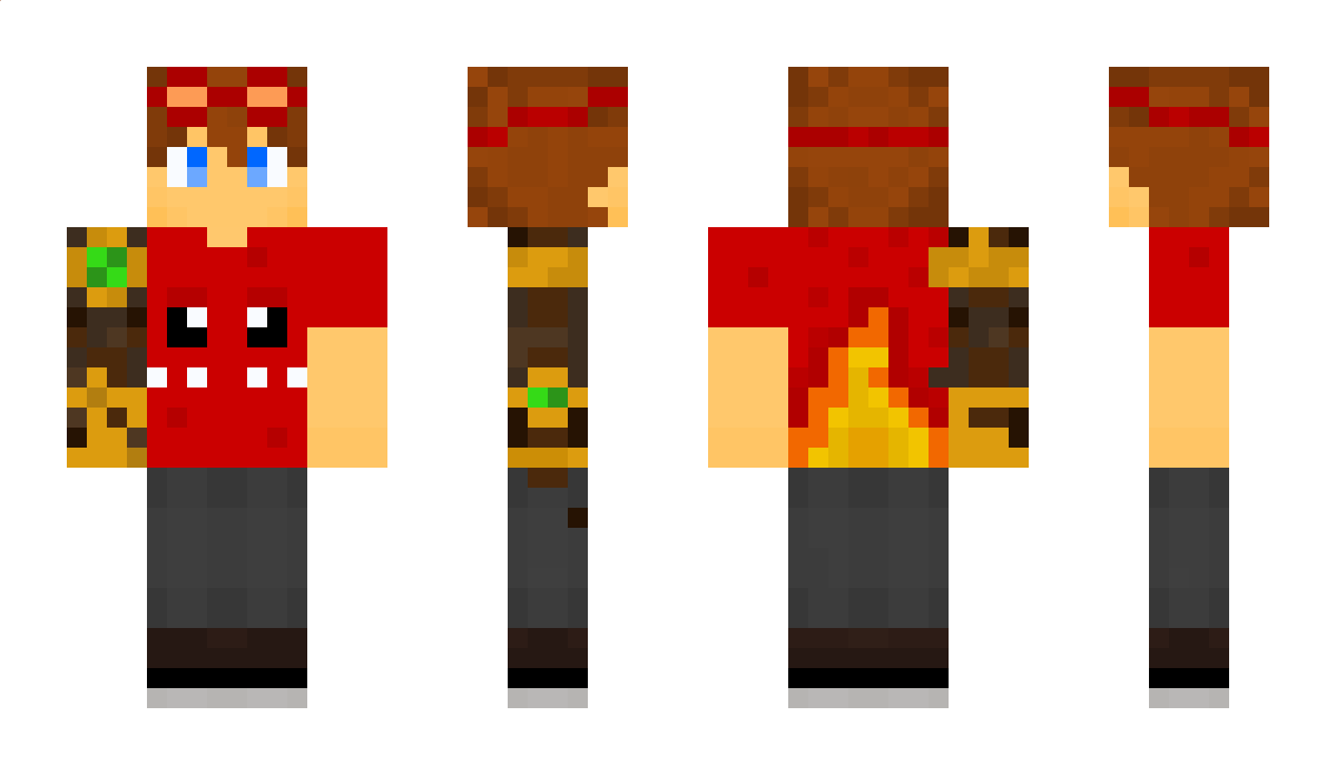 RedFireRex Minecraft Skin