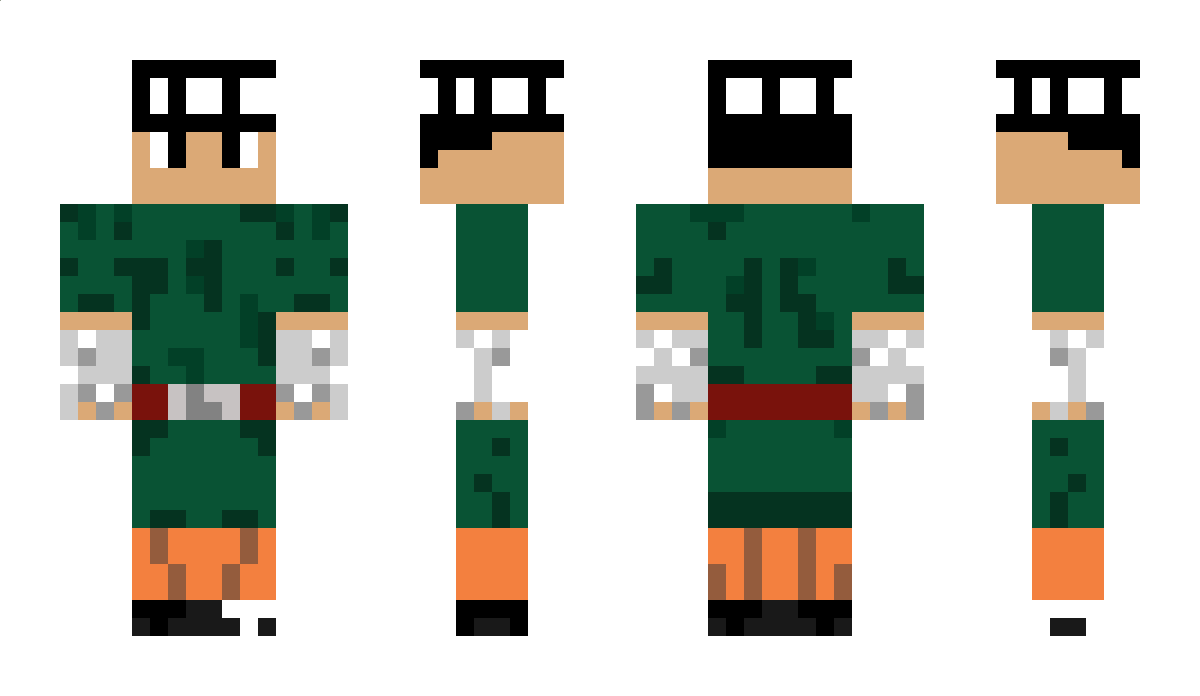 RockLee Minecraft Skin